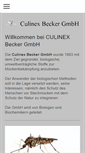 Mobile Screenshot of culinex.de